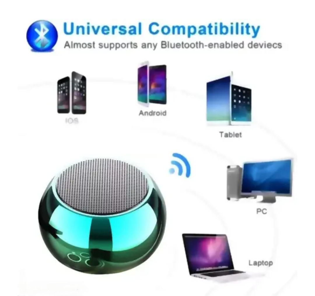 AuraSphere 360 Mini Bluetooth Speaker